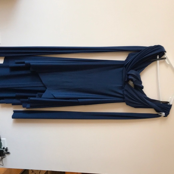 Dressy Bridesmaid Twist wrap dress - Picture 1 of 4